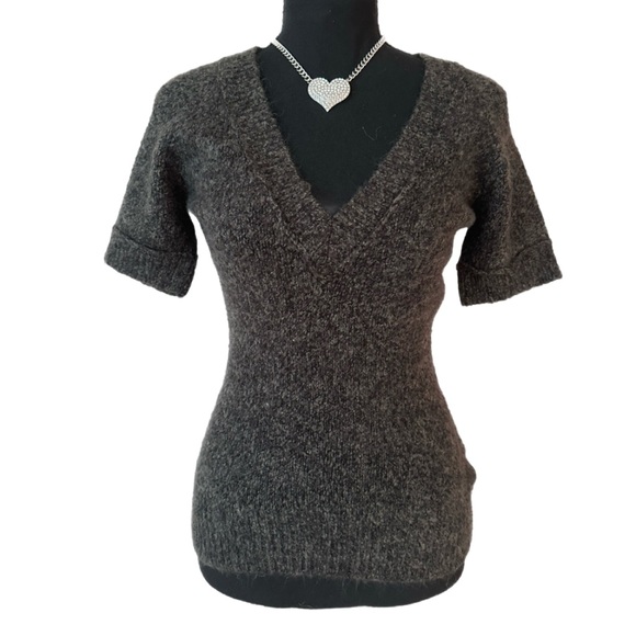 Arizona Jean Company Sweaters - ARIZONA ~ Jean Company Charcoal V-Neck Sweater